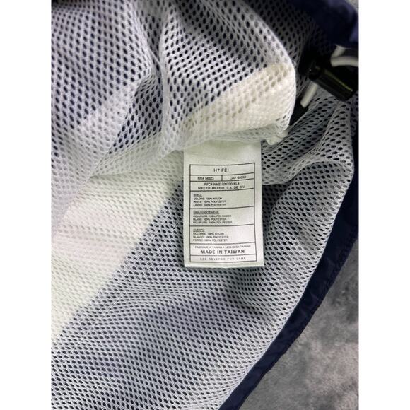 Nike Vintage 90's Windbreaker Jacket Men's Size M Navy‎ Full Zip Nylon Oversized - Picture 4 of 10